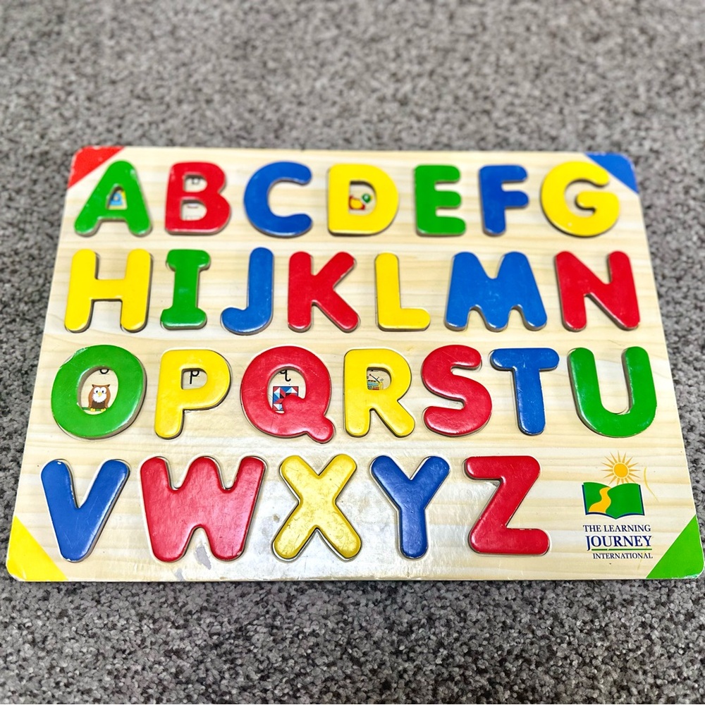 2 Learning Journey Wooden Puzzles (Alphabet + Colors & Shapes) - Picture 2 of 6